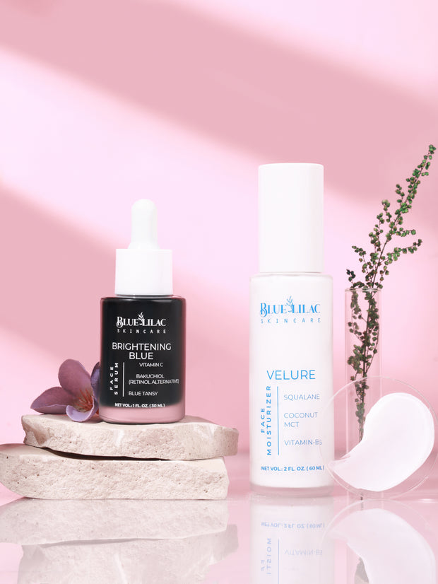 2 Step Night Skincare Ritual Set – Blue Lilac Skincare